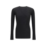 Rick Owens Black Wool Oves Aries Sweatshirt