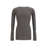 Rick Owens Gray Wool Oves Aries Sweatshirt