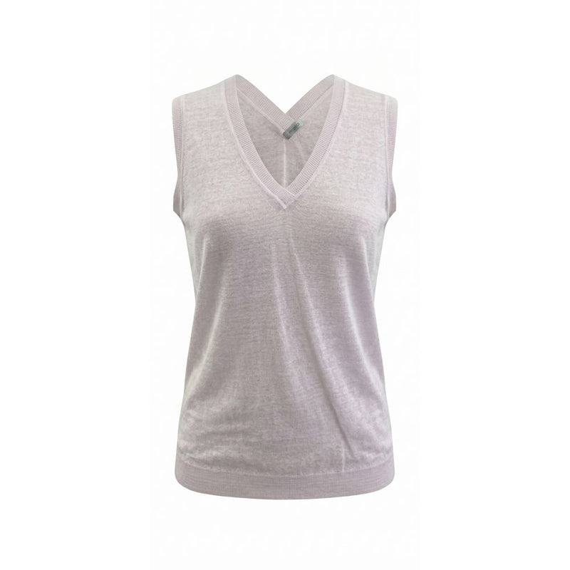Malo Pink Linen Women Tank - Stylish & Lightweight