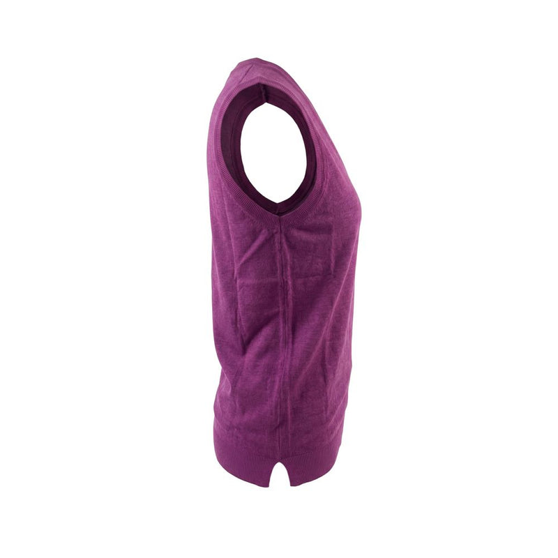 Malo Purple Linen Women Tank Top