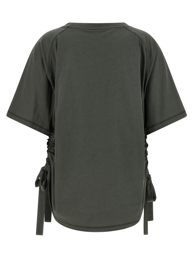 Ganni Gray Organic Cotton Sportswear