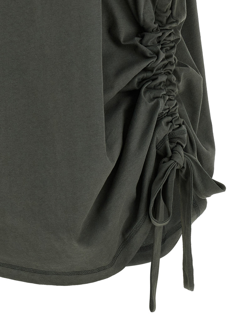 Ganni Gray Organic Cotton Sportswear