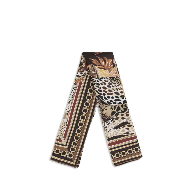 Foulard en soie multicolore Ferragamo