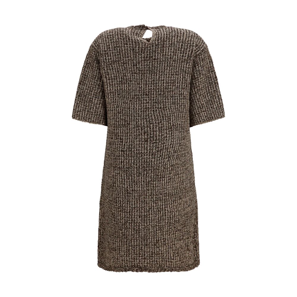 Robe décontractée Fabiana Filippi Oves Aries en laine marron