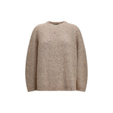 Fabiana Filippi Beige Wool Oves Aries Sweatshirt