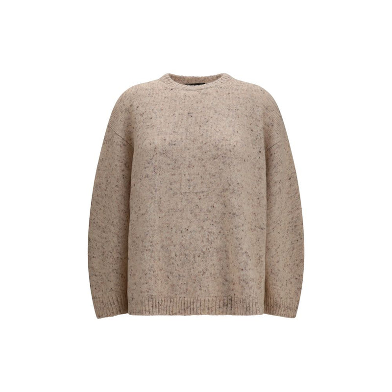 Fabiana Filippi Beige Wool Oves Aries Sweatshirt