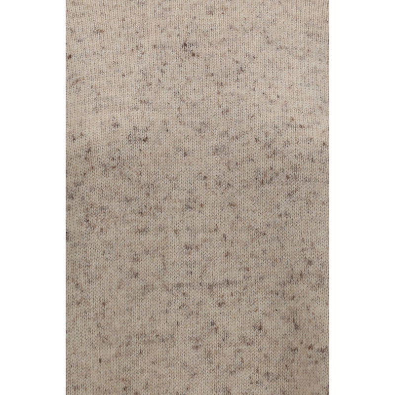 Fabiana Filippi Beige Wool Oves Aries Sweatshirt