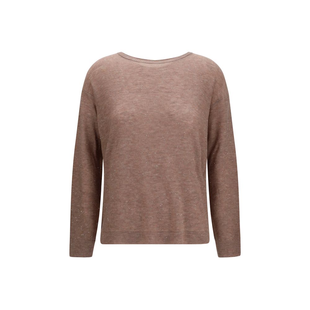 Sweat-shirt en laine Fabiana Filippi marron Oves Aries