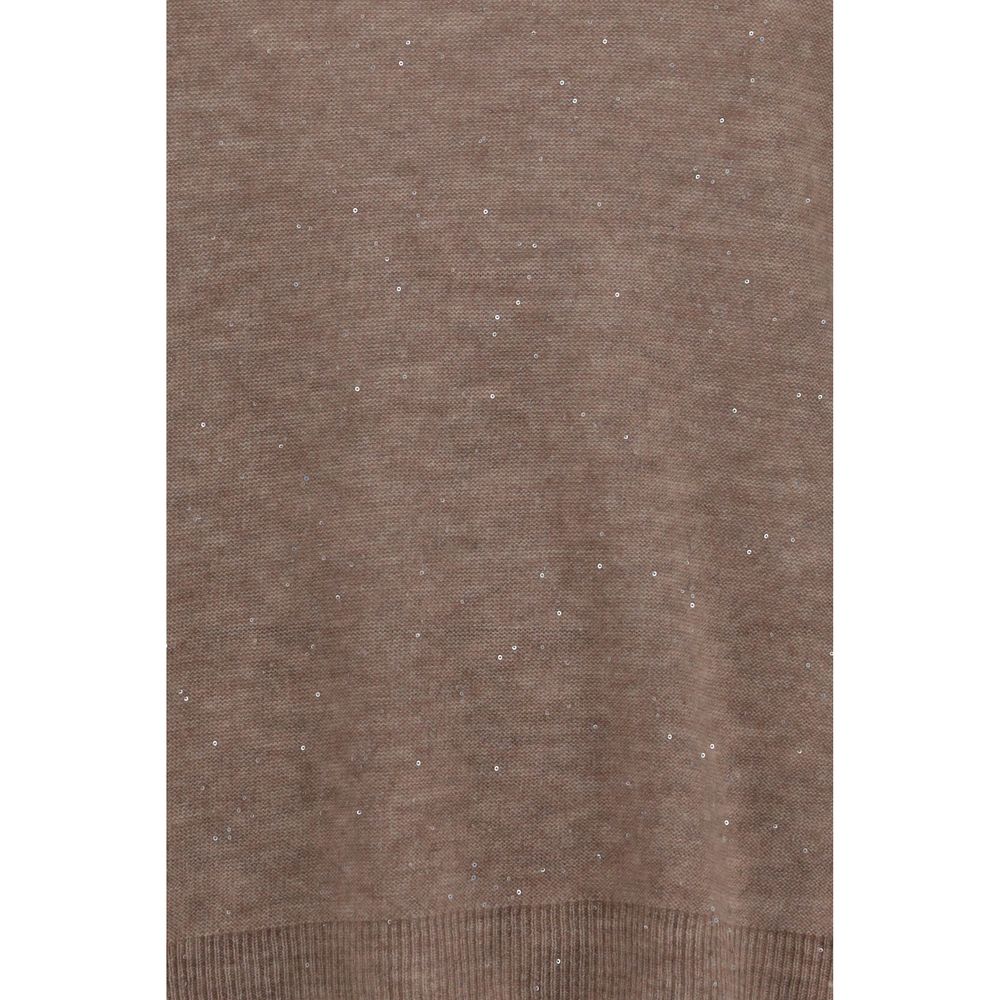 Sweat-shirt en laine Fabiana Filippi marron Oves Aries