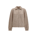 Bomber en Laine Beige Oversize Aries Fabiana Filippi