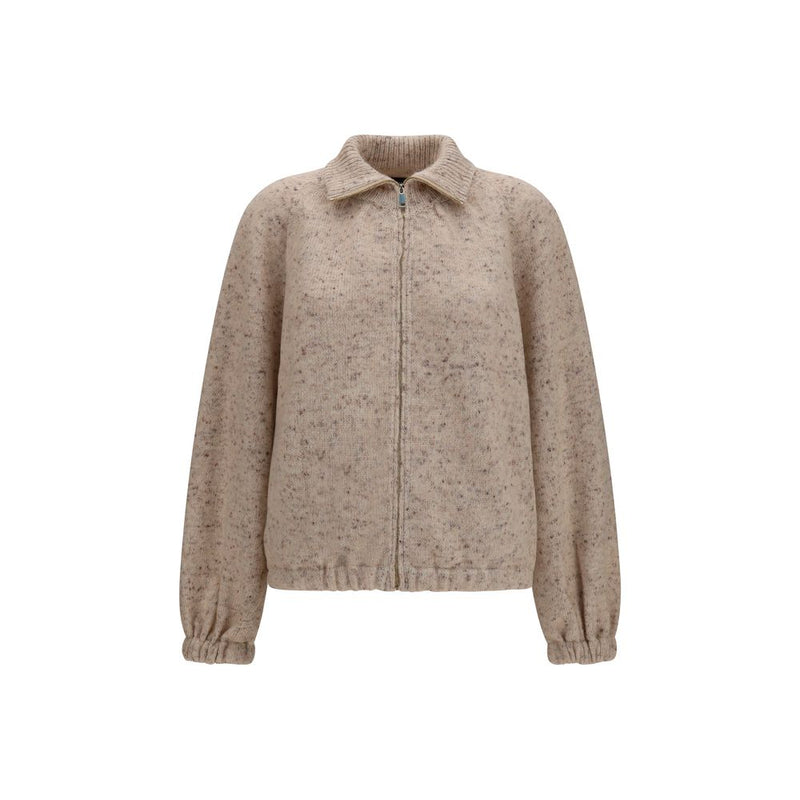 Bomber en Laine Beige Oversize Aries Fabiana Filippi