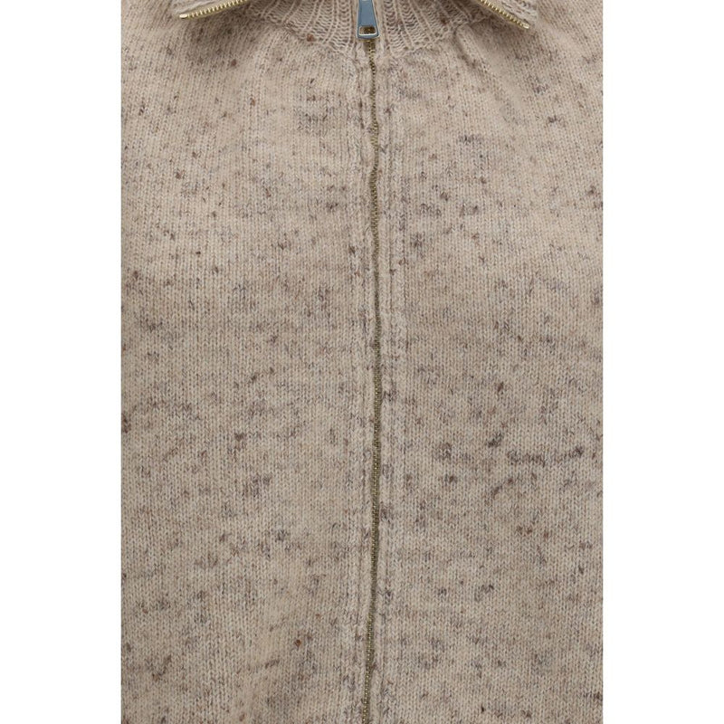 Bomber en Laine Beige Oversize Aries Fabiana Filippi
