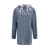 Chemise Miu Miu en coton bleu à motifs