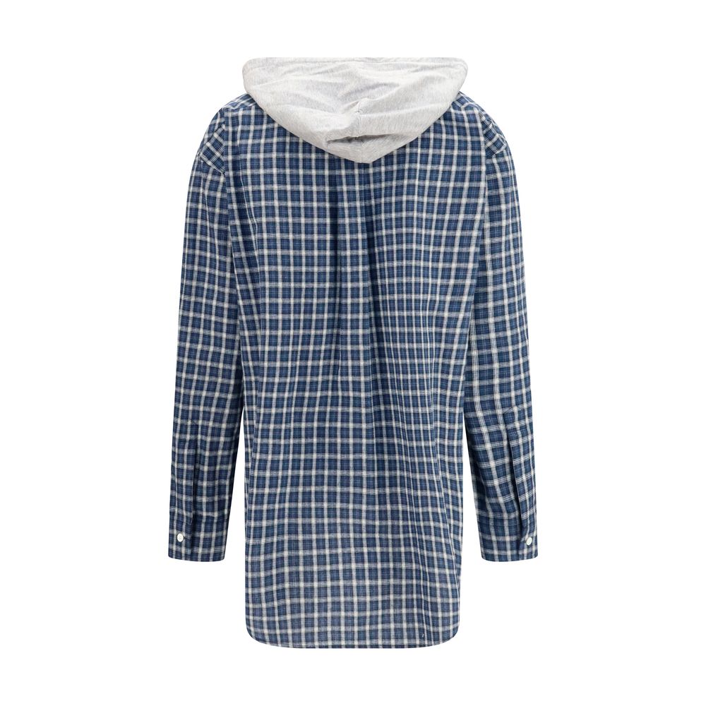 Chemise Miu Miu en coton bleu à motifs