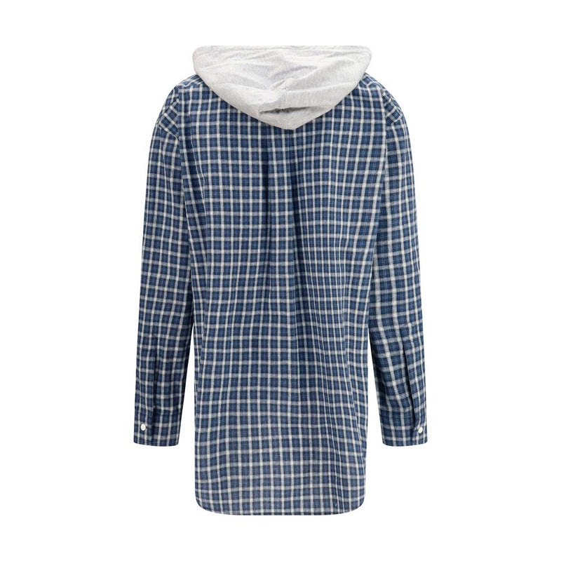 Chemise Miu Miu en coton bleu à motifs