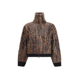 Brunello Cucinelli Veste longue en mohair marron