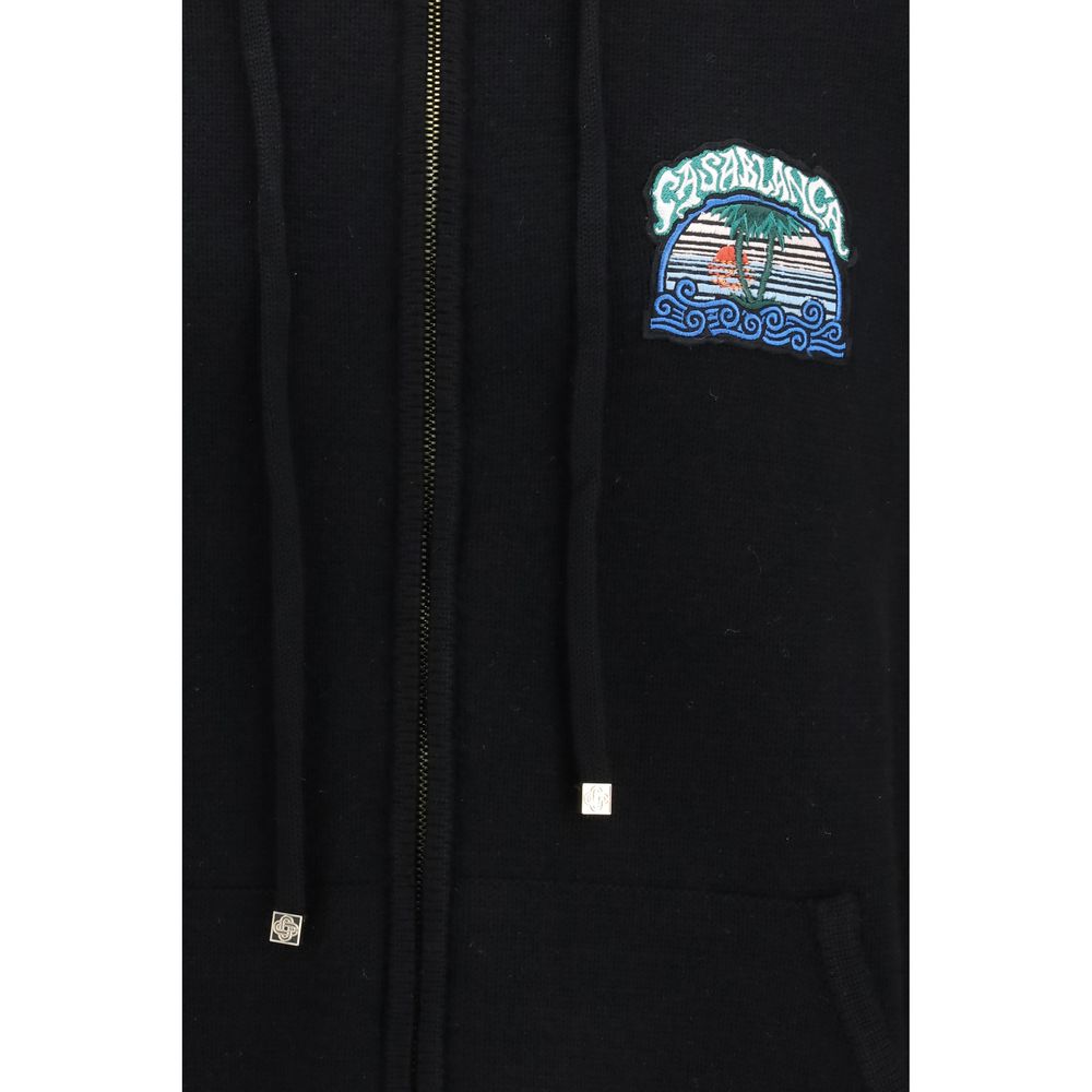 Sweat-shirt Casablanca Black Wool Oves Aries