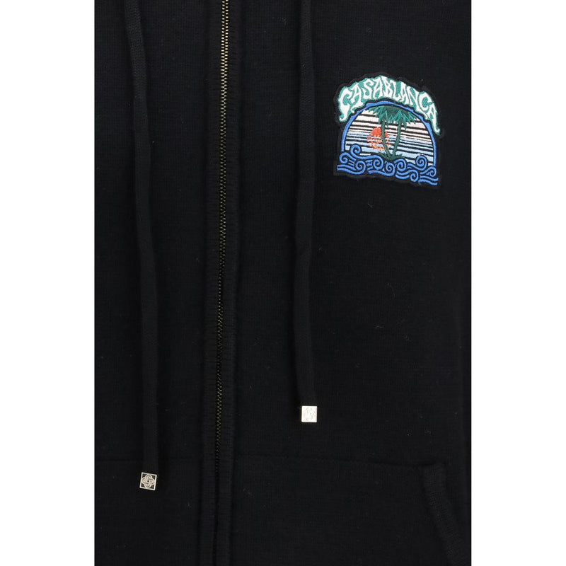 Sweat-shirt Casablanca Black Wool Oves Aries