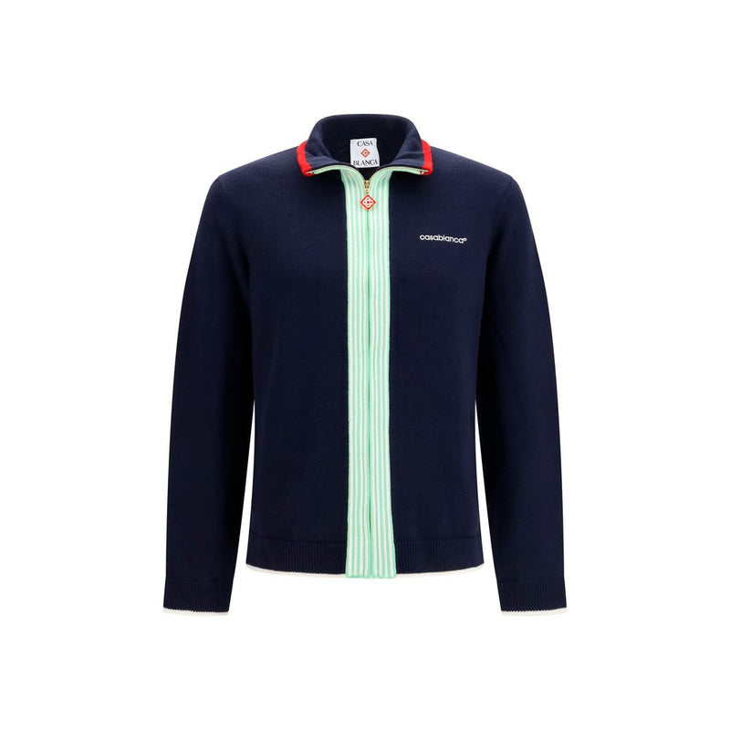 Veste longue Casablanca Blue Wool Oves Aries