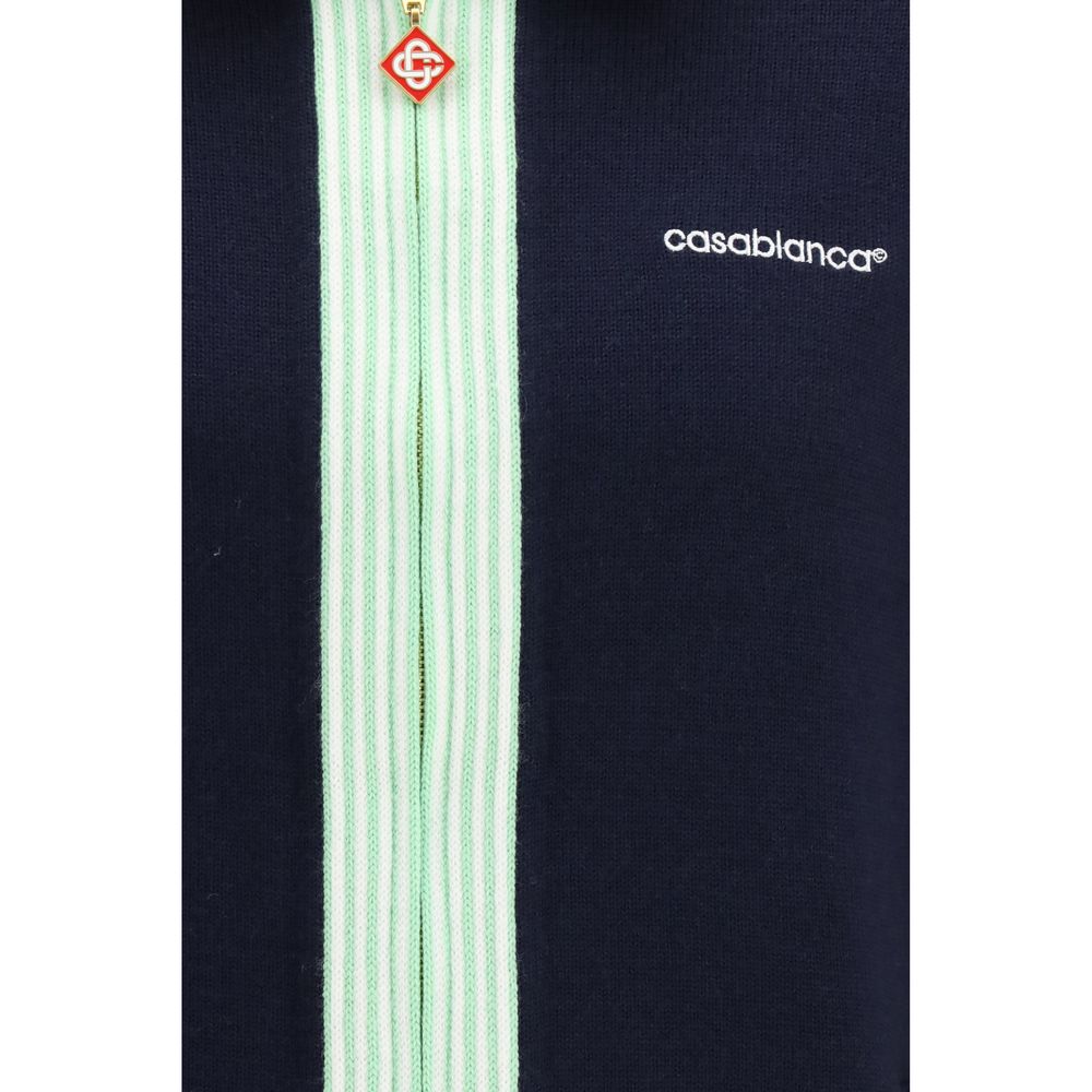 Veste longue Casablanca Blue Wool Oves Aries