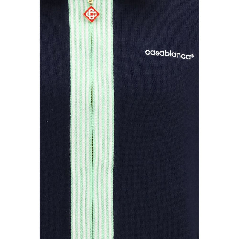 Veste longue Casablanca Blue Wool Oves Aries