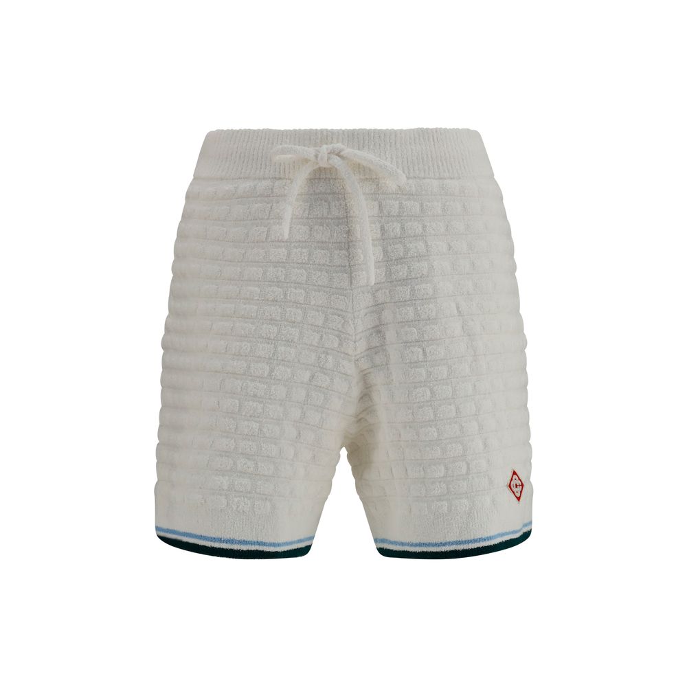 Short bermuda en coton blanc Casablanca