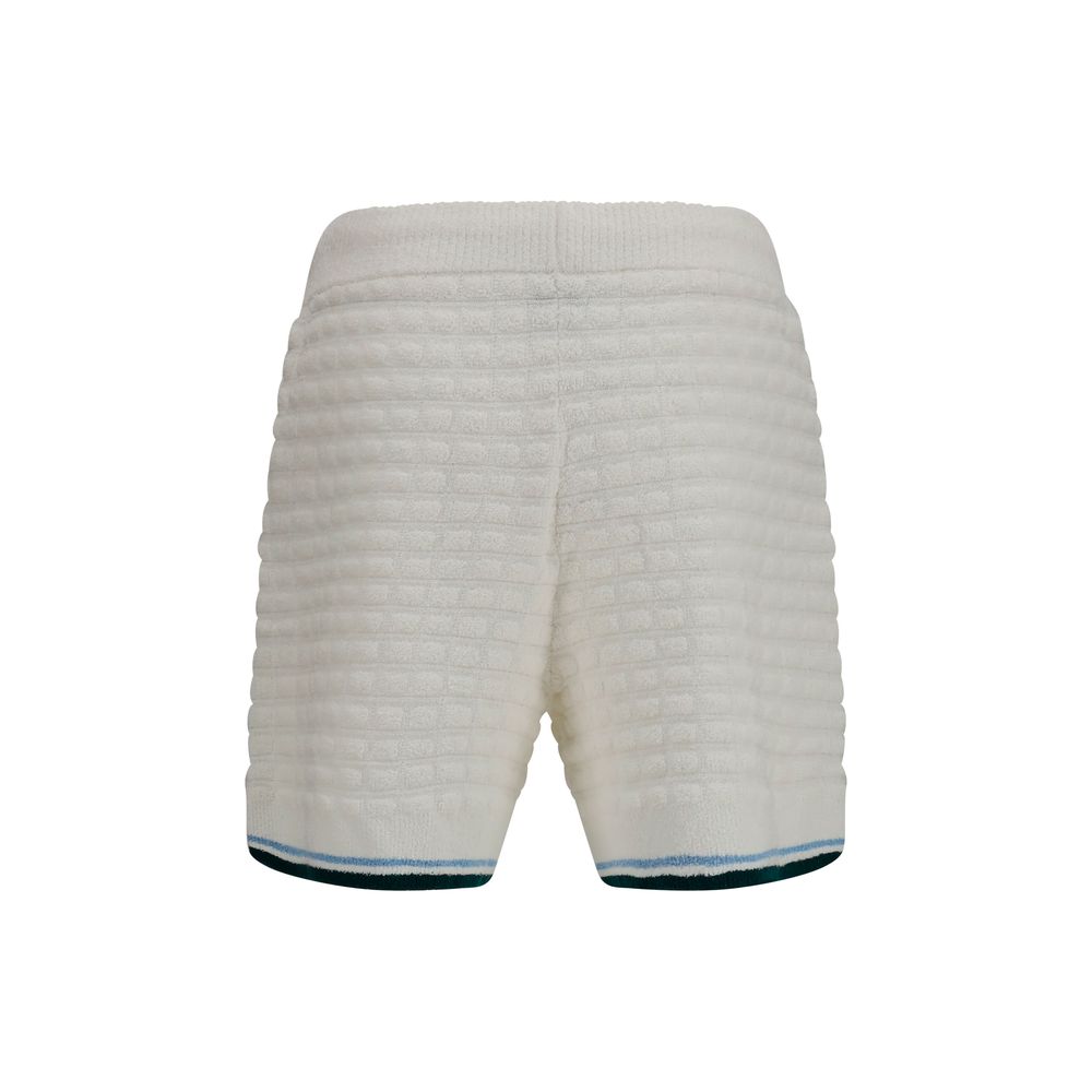 Short bermuda en coton blanc Casablanca