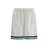 Short Bermuda Casablanca en soie blanche
