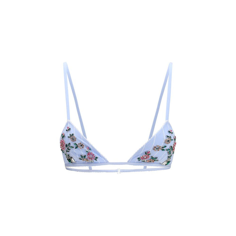 Dolce & Gabbana Blue Polyamide Bra - Comfort and Elegance