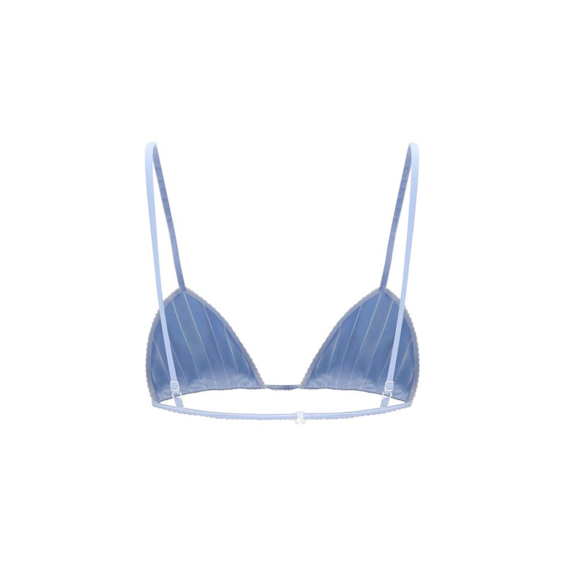 Dolce & Gabbana Blue Polyamide Bra - Comfort and Elegance