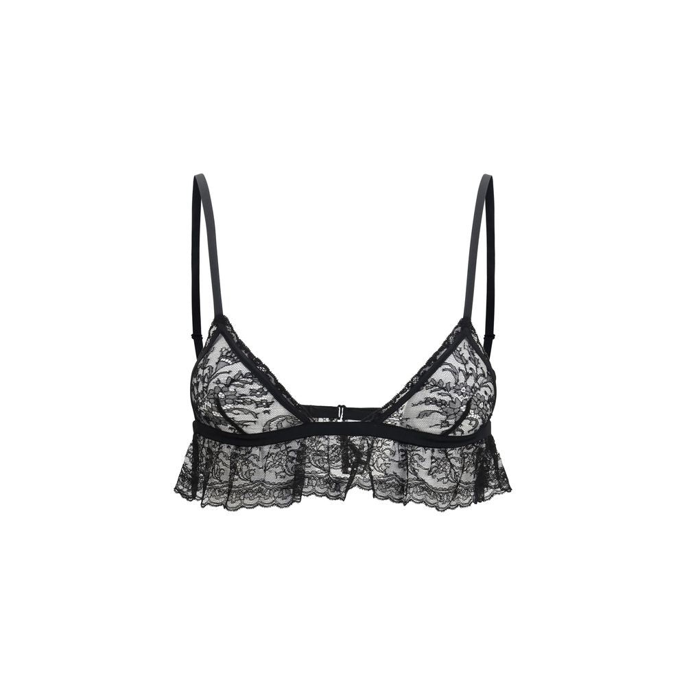 Dolce & Gabbana Black Lace Wireless Bra