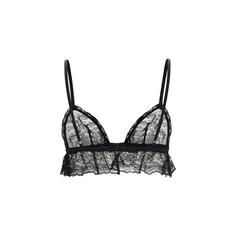 Dolce & Gabbana Black Lace Wireless Bra