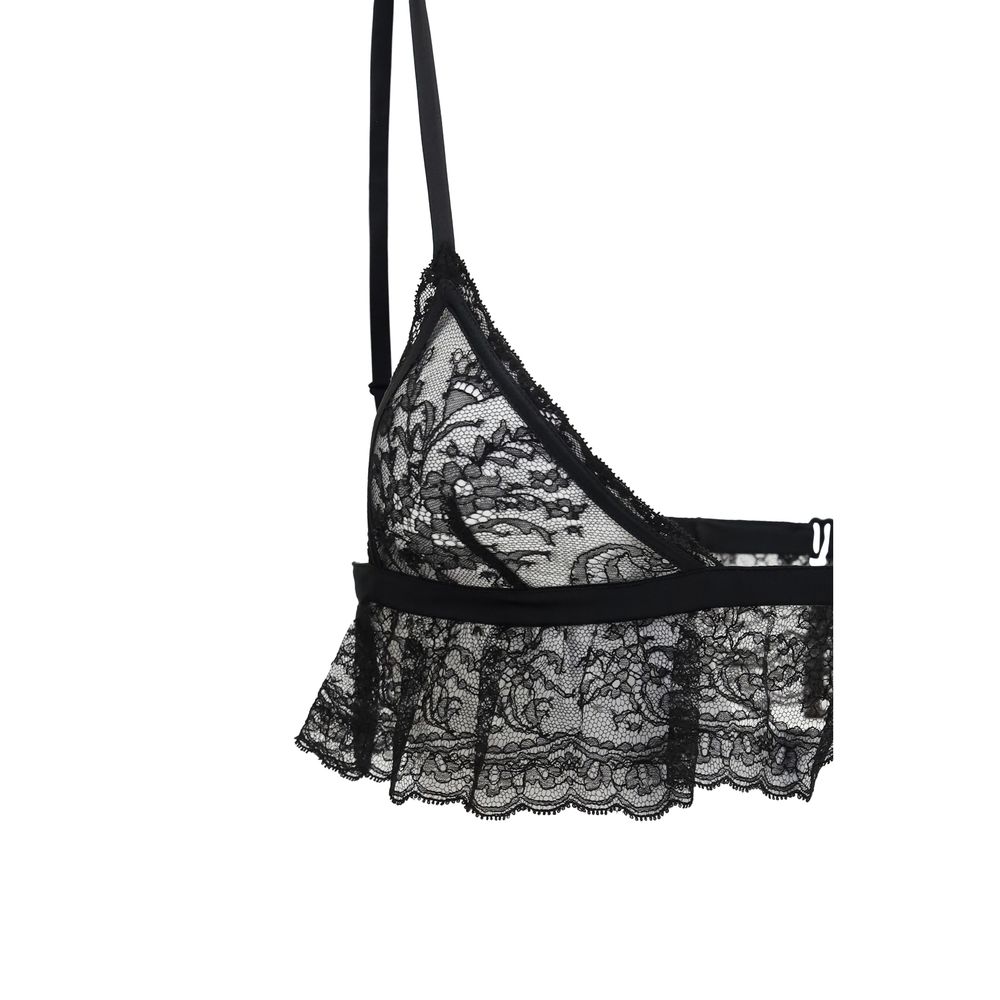 Dolce & Gabbana Black Lace Wireless Bra