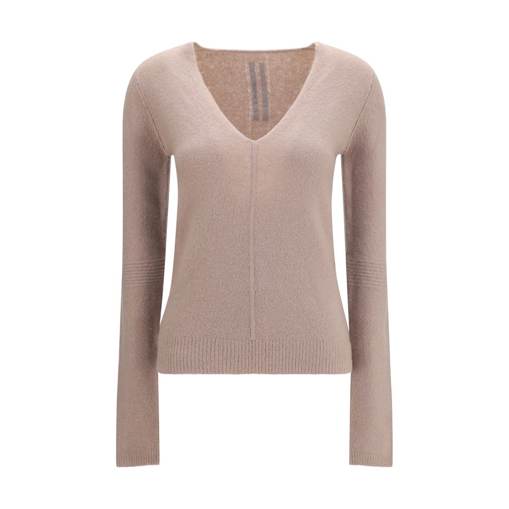 Rick Owens Multicolor Cashmere Sweater - V-Neck Elegance