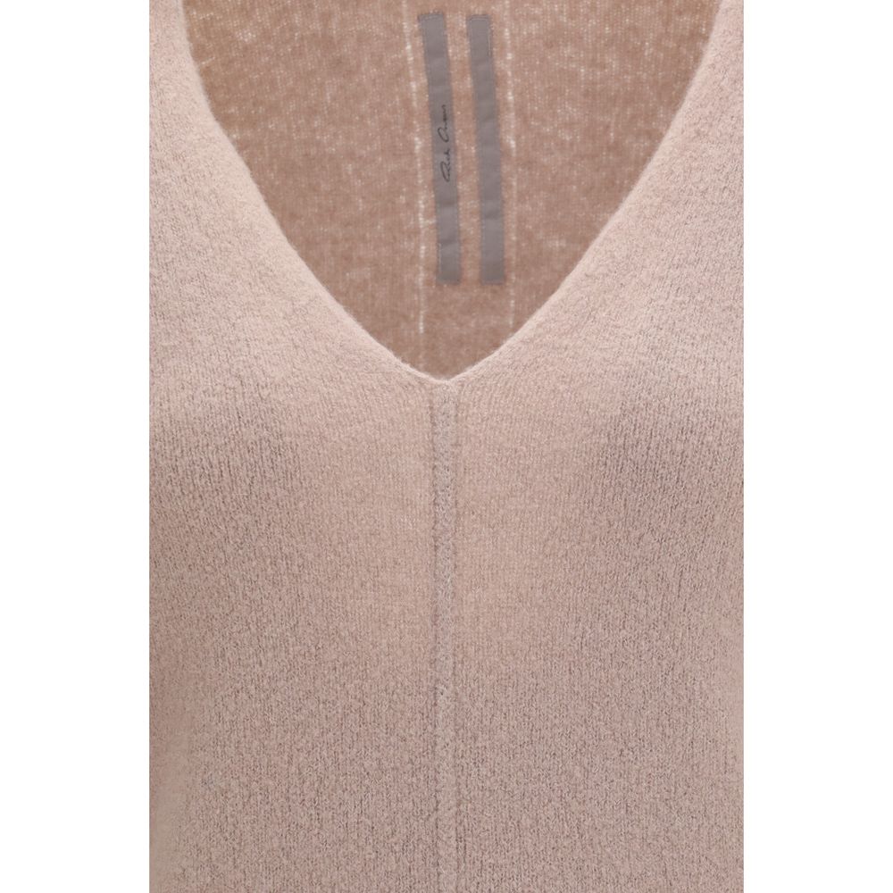 Rick Owens Multicolor Cashmere Sweater - V-Neck Elegance