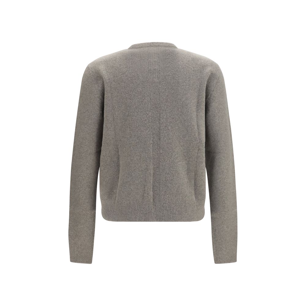 Rick Owens Gray Cashmere Sweater - Minimalist Design