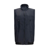 Veste sans manches en polyamide noir MM6