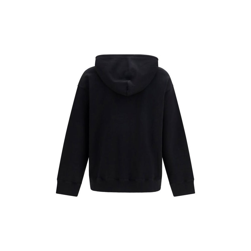 MM6 Black Cotton Sweatshirt - Minimalist Design
