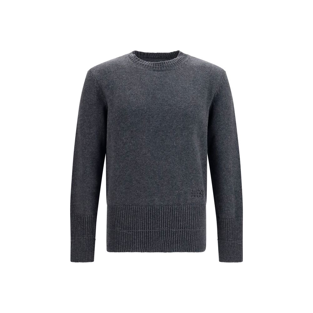 MM6 Gray Wool Ovis Aries Sweatshirt