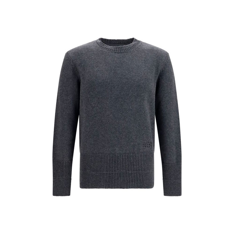 MM6 Gray Wool Ovis Aries Sweatshirt