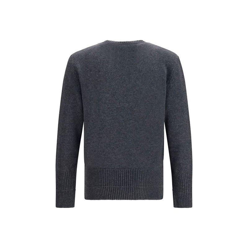 MM6 Gray Wool Ovis Aries Sweatshirt