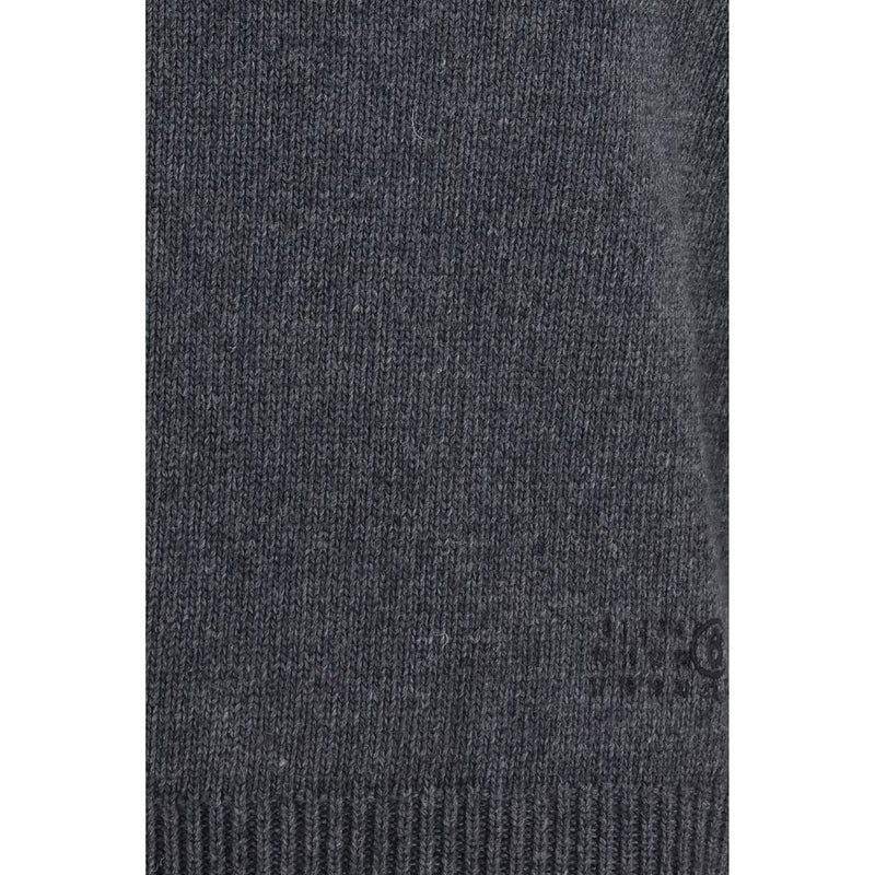 MM6 Gray Wool Ovis Aries Sweatshirt