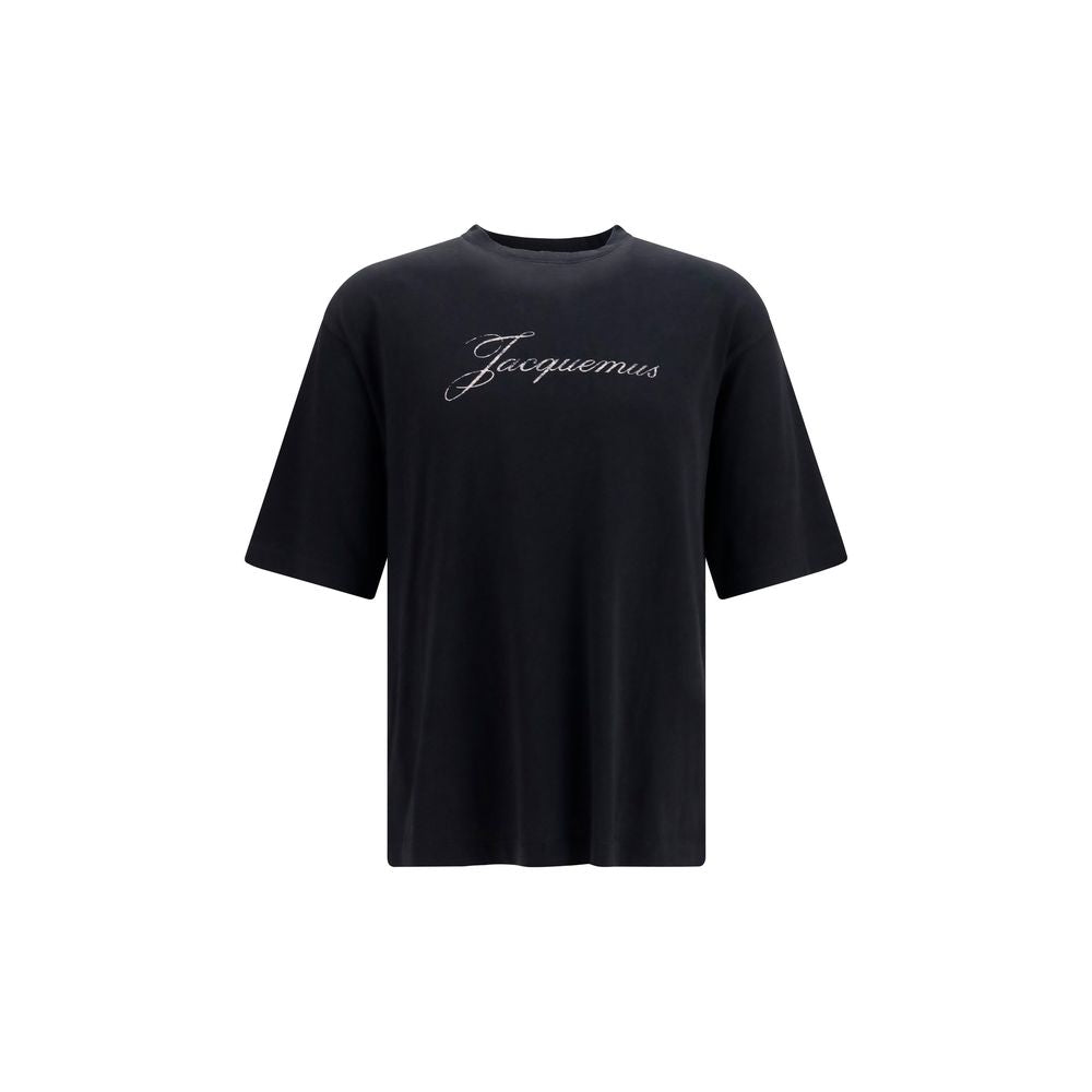 T-Shirt en Coton Noir Jacquemus