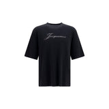 T-Shirt en Coton Noir Jacquemus