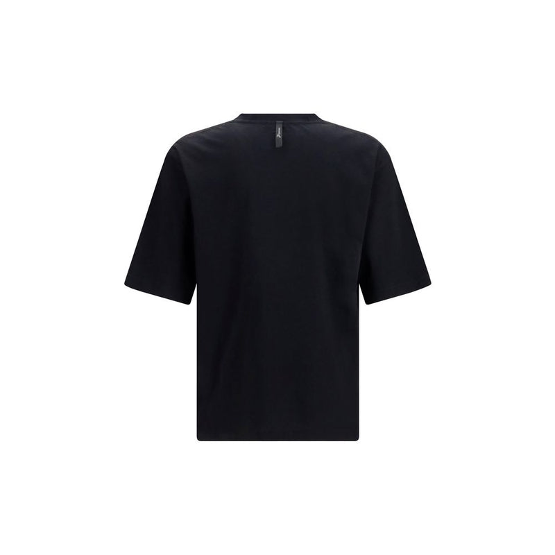 Jacquemus Black Cotton Logo T-Shirt for Men