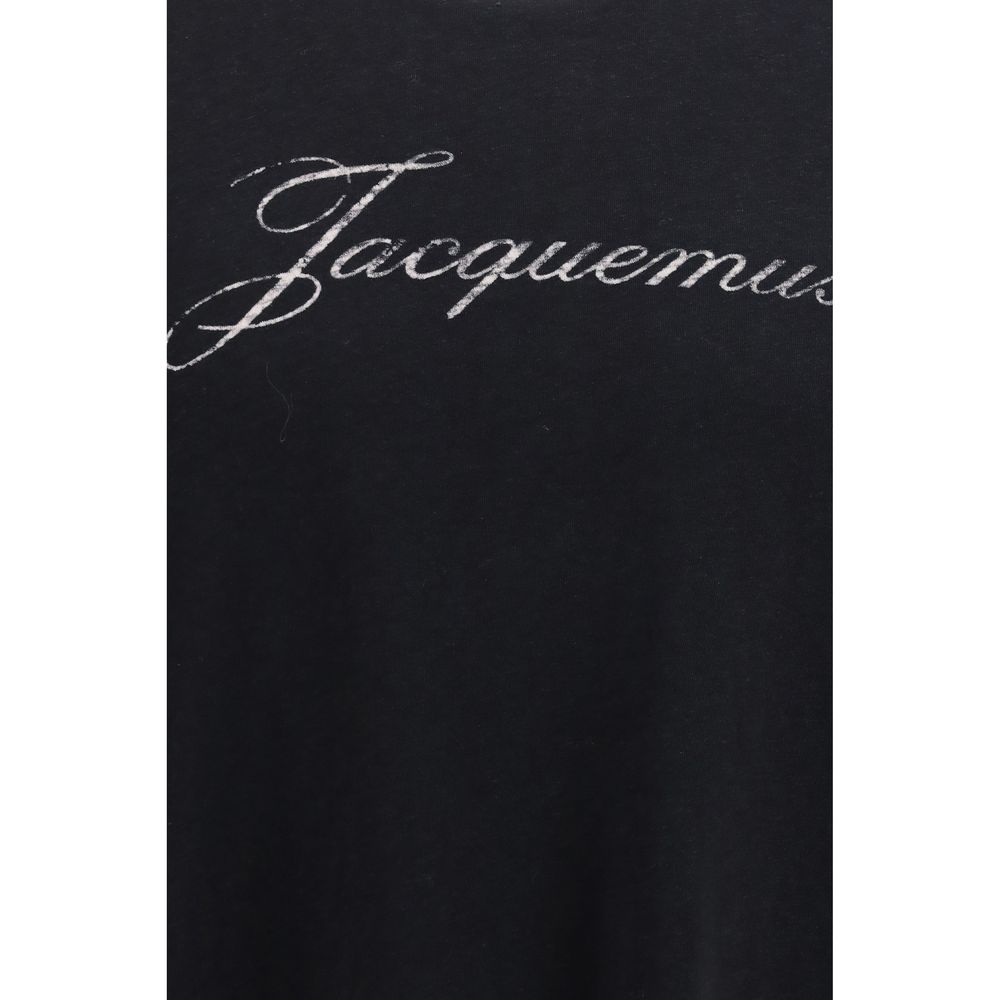 T-Shirt en Coton Noir Jacquemus