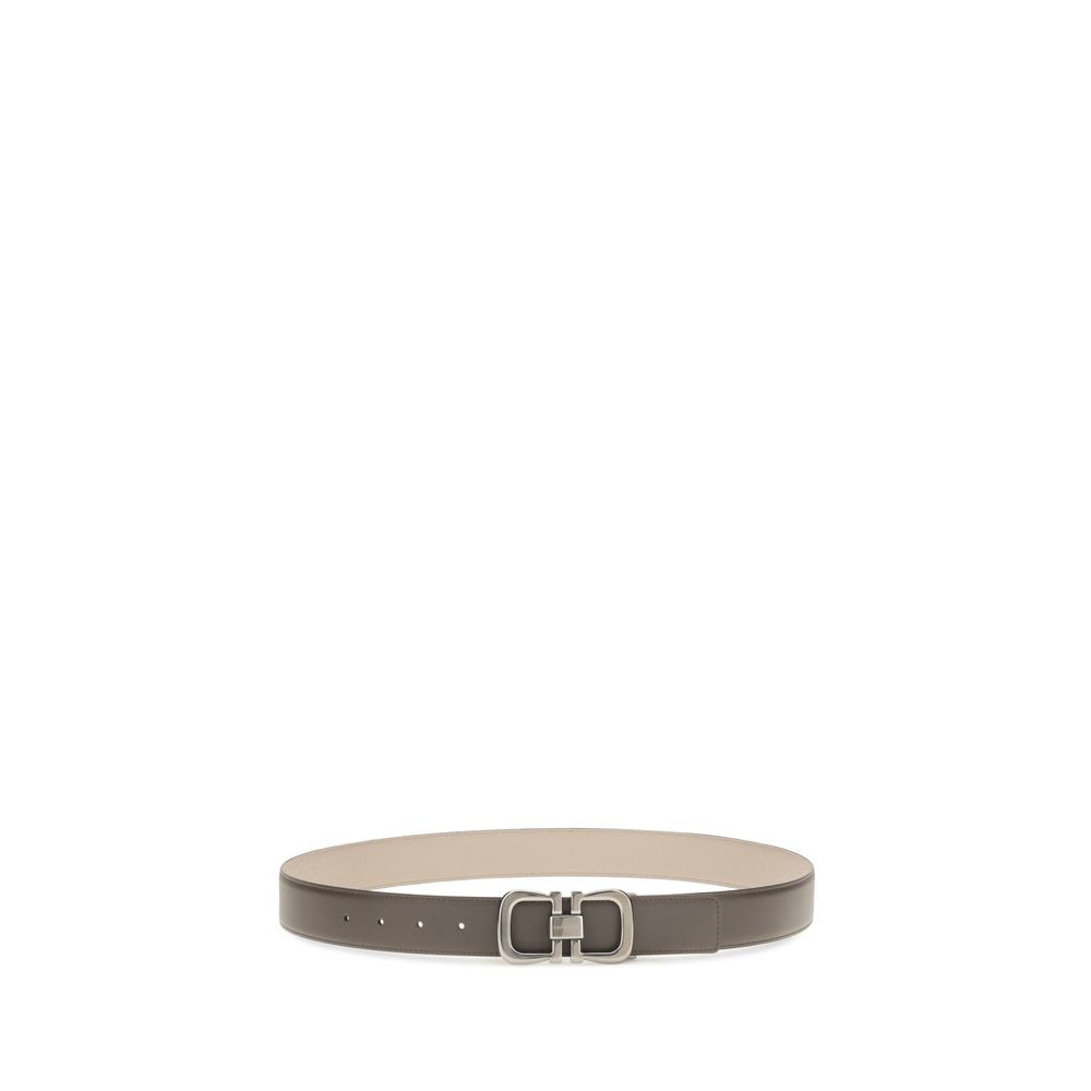 Ceinture Ferragamo Bos Taurus Regular en cuir de veau marron