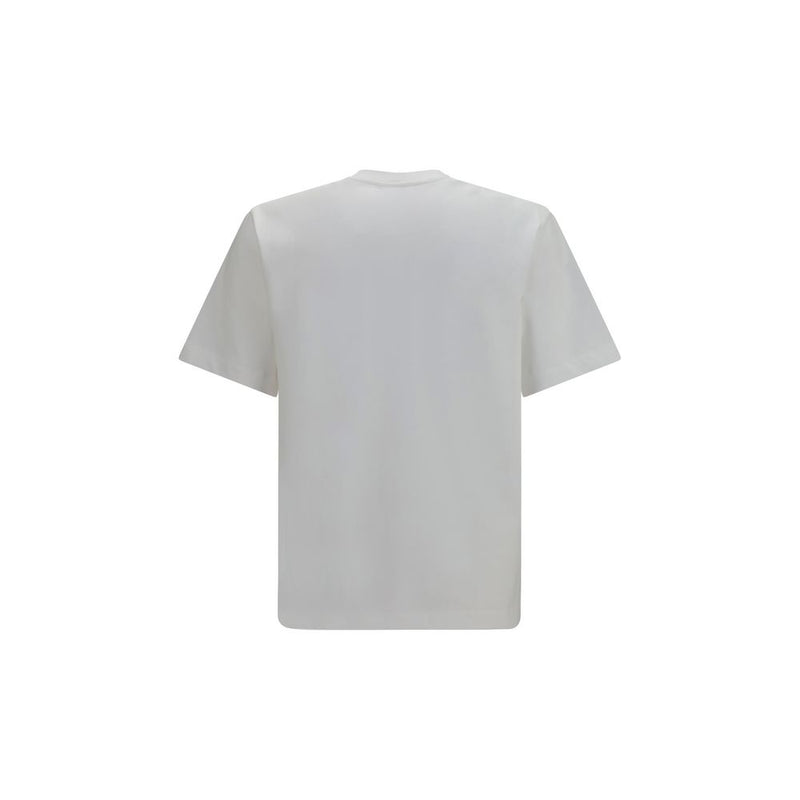 Ferragamo White Cotton T-Shirt - Élégance Minimaliste