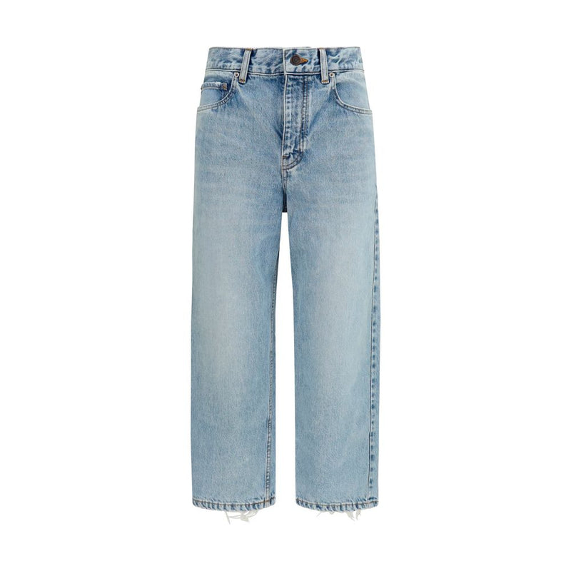 Jean court Balenciaga en coton bleu