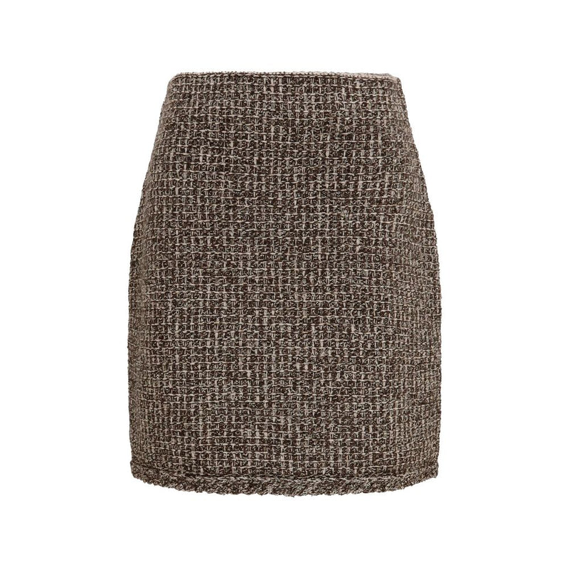 Fabiana Filippi Brown Polyamide Mini Skirt